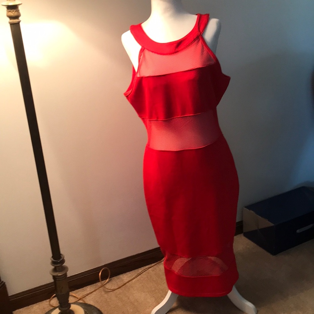 Christian Soriano sexy red dress